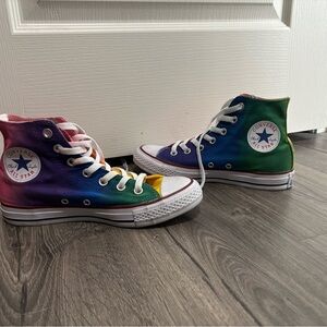 Custom Converse Chucks Rainbow High Top Sneakers Shoes Chuck Taylor All Star